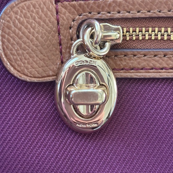Coach Crossbody Purple Bag - Picture 5 of 16